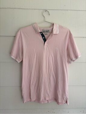 Penguin Polo Light Pink Preppy Golf Size Medium Basic Minimalist Short Sleeve